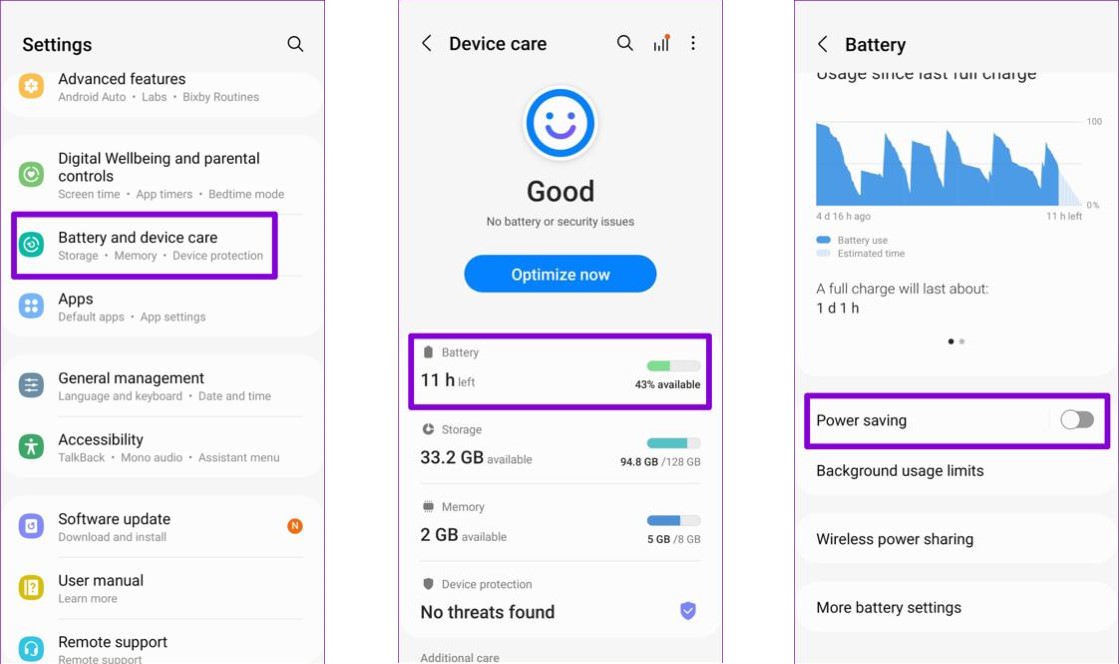 مصرف توان گوشی موبایل